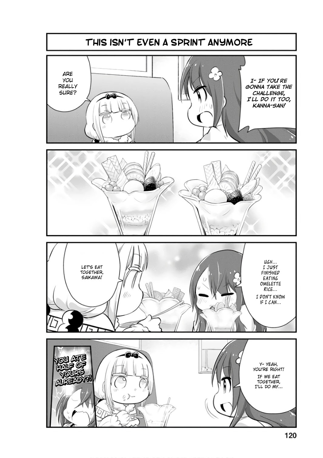 Kobayashi-san Chi no Maid Dragon: Kanna no Nichijou Chapter 49 page 10 - Chapter 49: Maid Cafe Time