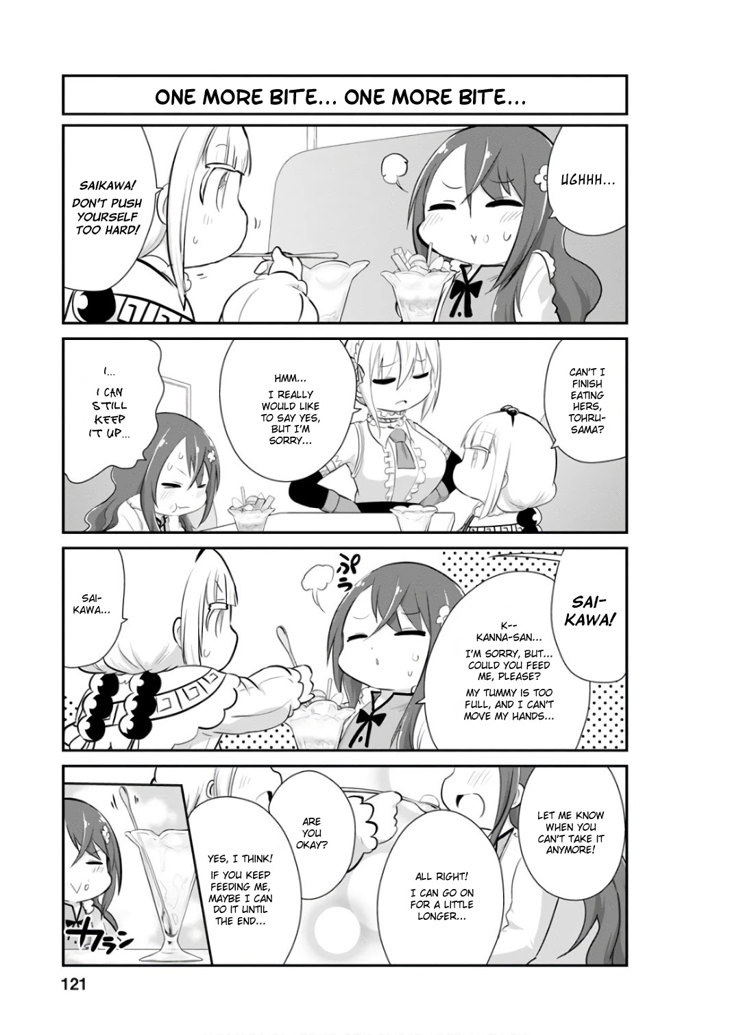 Kobayashi-san Chi no Maid Dragon: Kanna no Nichijou Chapter 49 page 11 - Chapter 49: Maid Cafe Time
