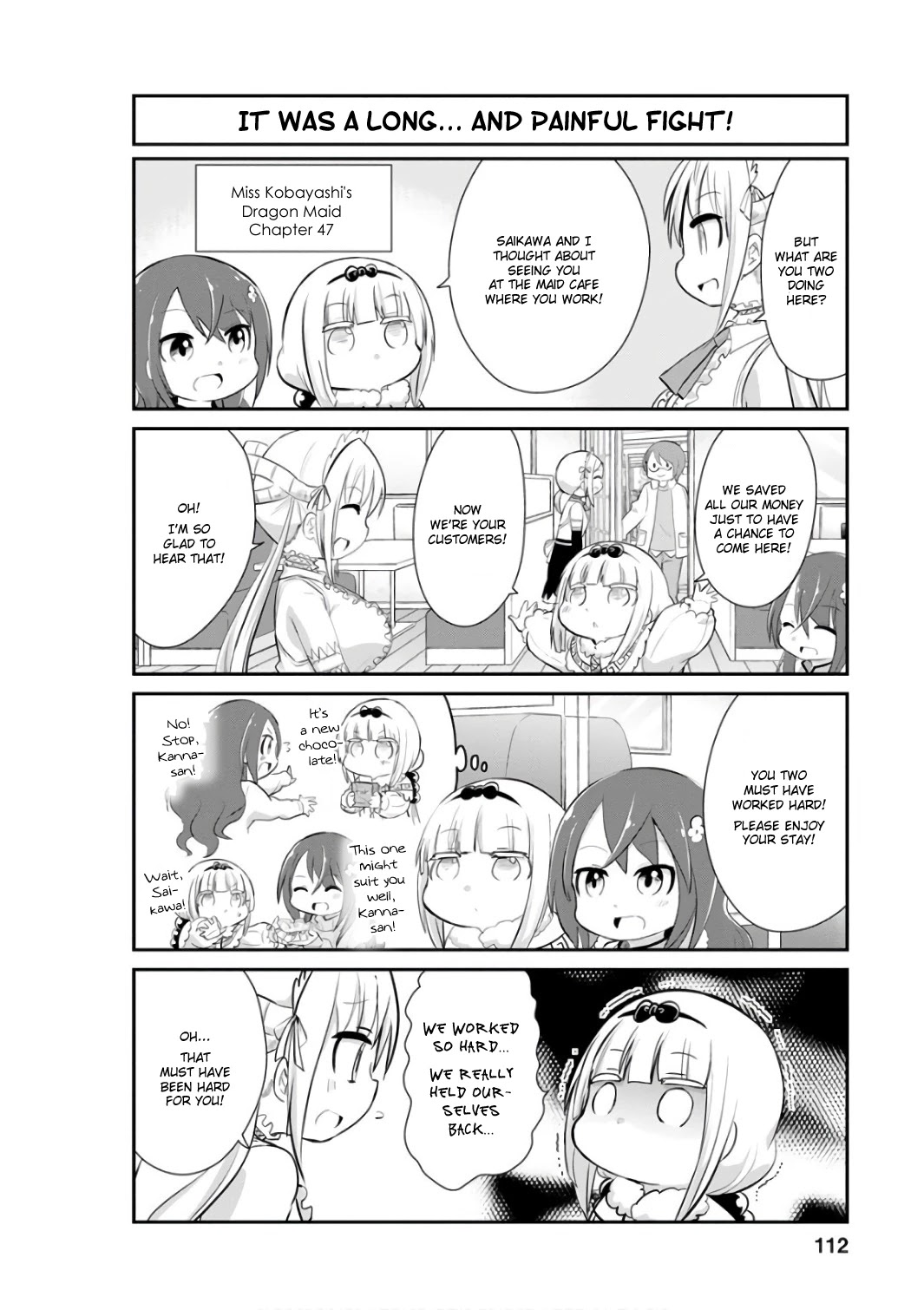 Kobayashi-san Chi no Maid Dragon: Kanna no Nichijou Chapter 49 page 2 - Chapter 49: Maid Cafe Time
