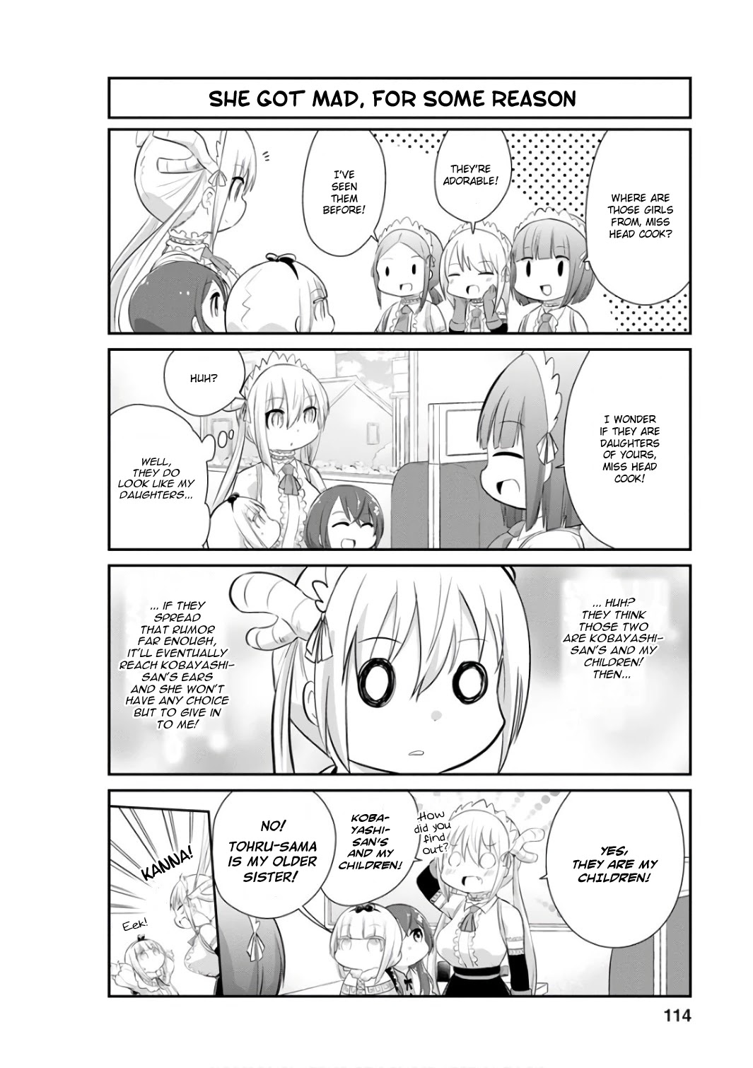 Kobayashi-san Chi no Maid Dragon: Kanna no Nichijou Chapter 49 page 4 - Chapter 49: Maid Cafe Time