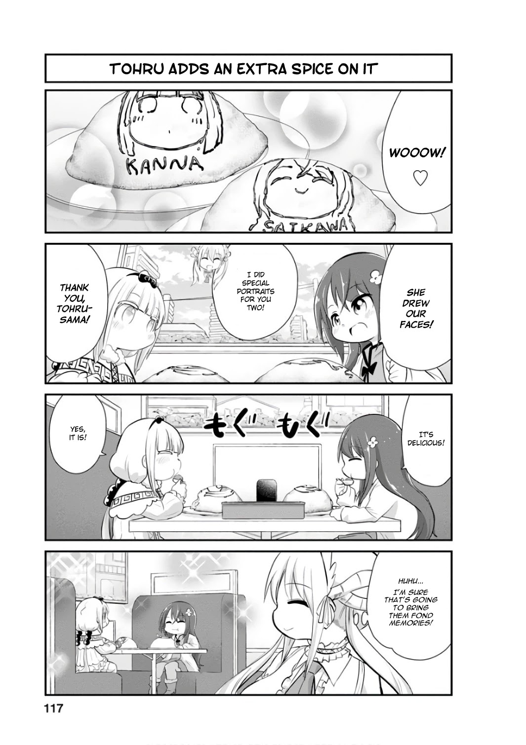 Kobayashi-san Chi no Maid Dragon: Kanna no Nichijou Chapter 49 page 7 - Chapter 49: Maid Cafe Time