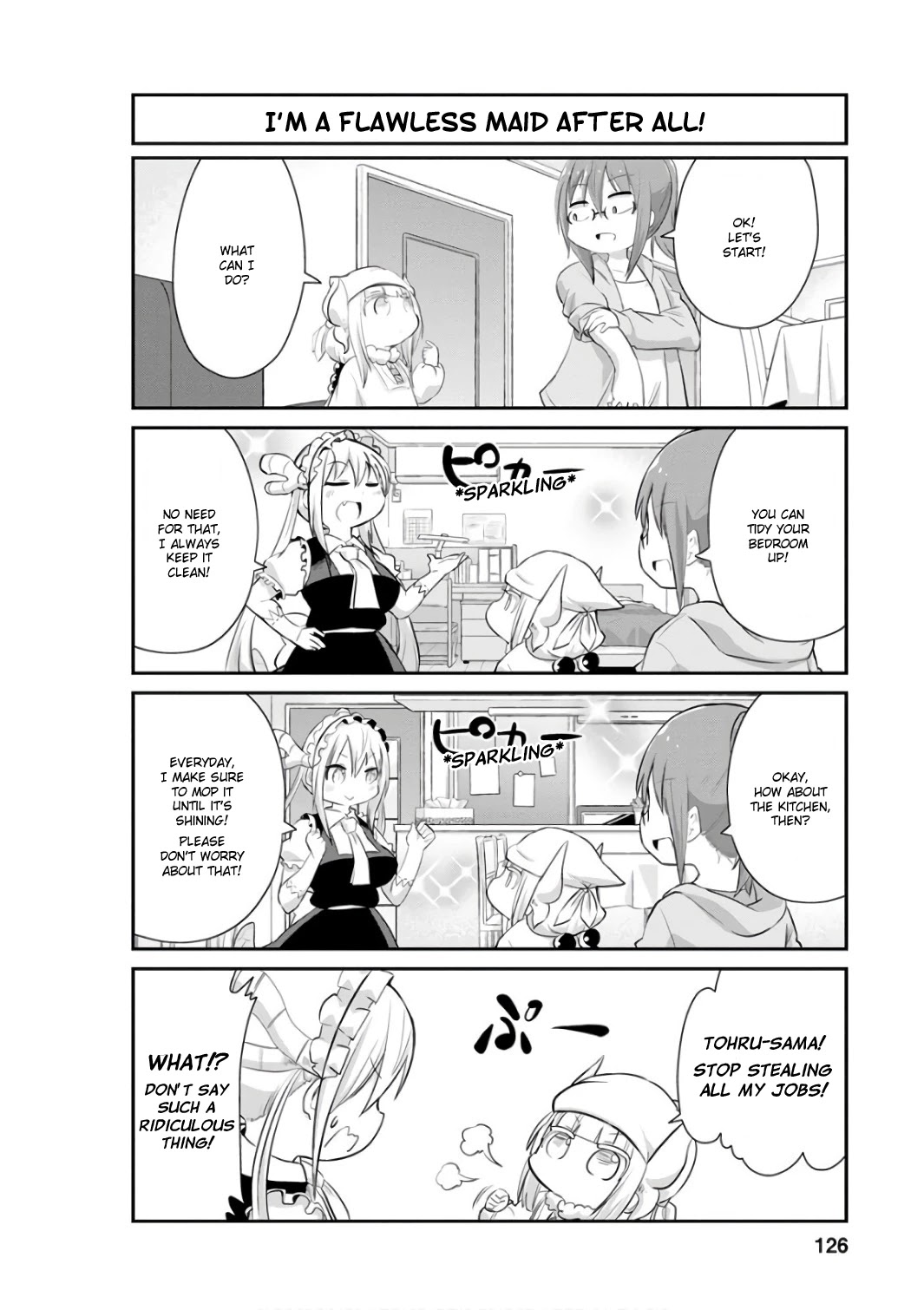 Kobayashi-san Chi no Maid Dragon: Kanna no Nichijou Chapter 50 page 2 - Chapter 50: New Year's Cleaning Time