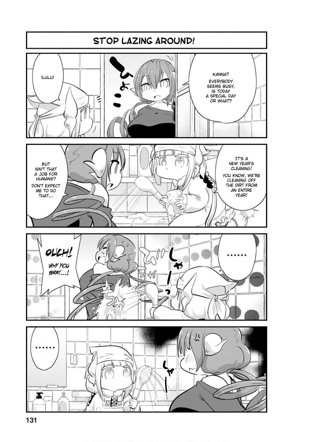 Kobayashi-san Chi no Maid Dragon: Kanna no Nichijou Chapter 50 page 7 - Chapter 50: New Year's Cleaning Time