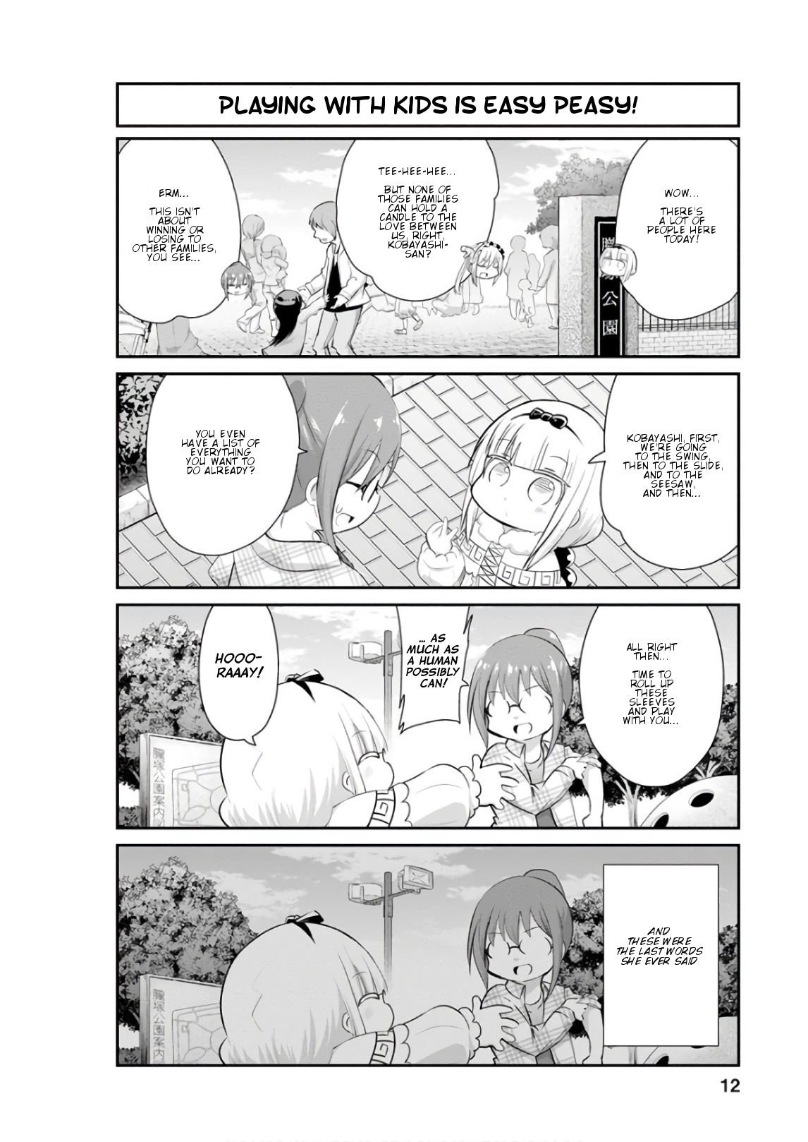 Kobayashi-san Chi no Maid Dragon: Kanna no Nichijou Chapter 51 page 12 - Chapter 51: Time for Diet