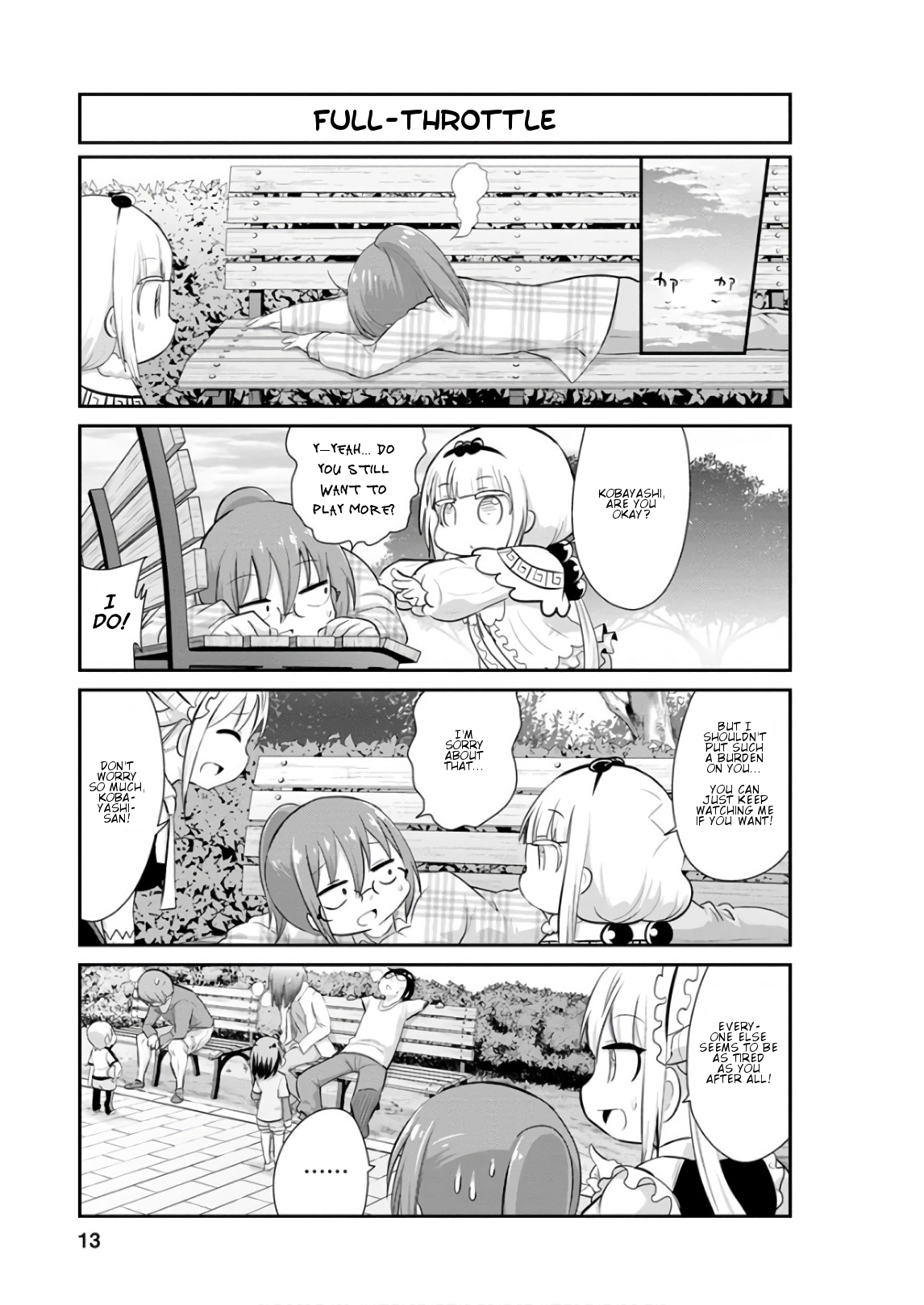 Kobayashi-san Chi no Maid Dragon: Kanna no Nichijou Chapter 51 page 13 - Chapter 51: Time for Diet