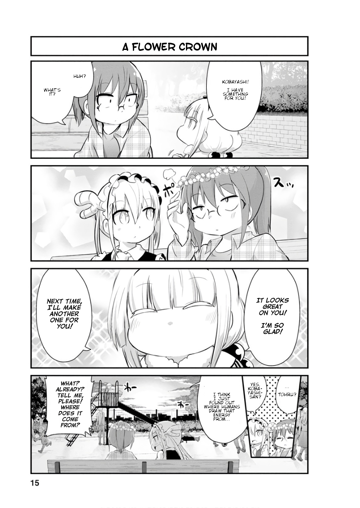 Kobayashi-san Chi no Maid Dragon: Kanna no Nichijou Chapter 51 page 15 - Chapter 51: Time for Diet