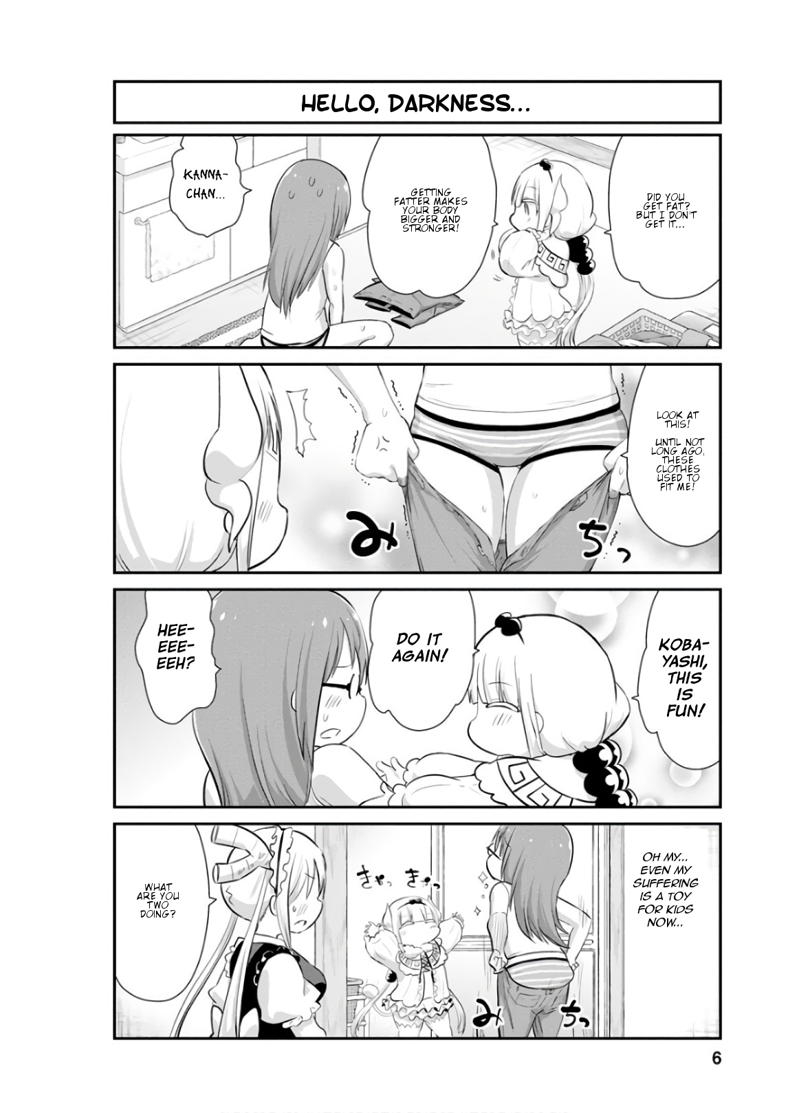 Kobayashi-san Chi no Maid Dragon: Kanna no Nichijou Chapter 51 page 6 - Chapter 51: Time for Diet