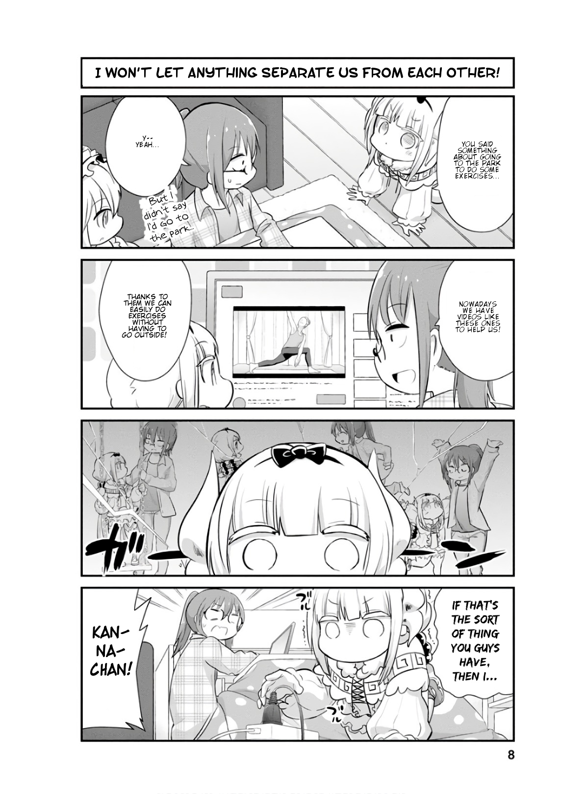 Kobayashi-san Chi no Maid Dragon: Kanna no Nichijou Chapter 51 page 8 - Chapter 51: Time for Diet