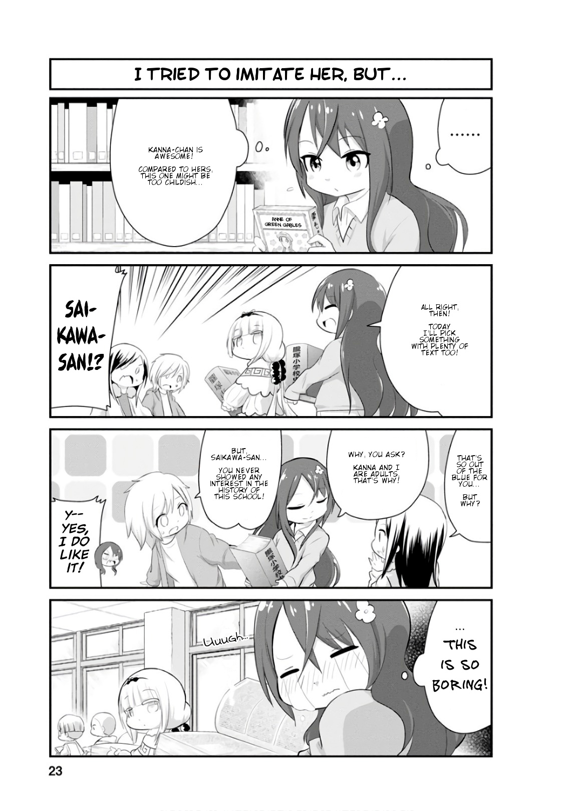 Kobayashi-san Chi no Maid Dragon: Kanna no Nichijou Chapter 52 page 5 - Chapter 52: Time for Reading
