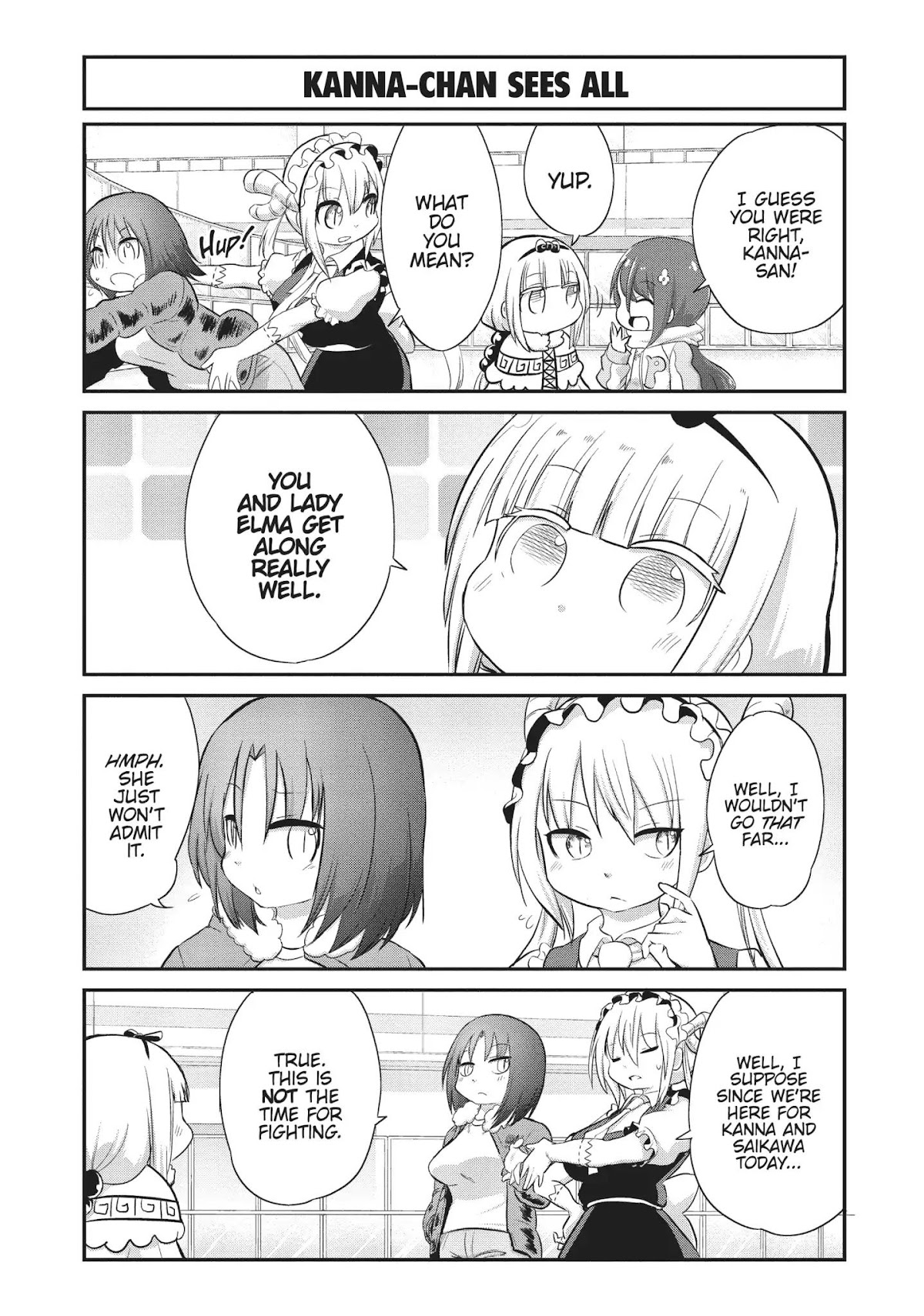 Kobayashi-san Chi no Maid Dragon: Kanna no Nichijou Chapter 53 page 10 - Chapter 53: Time for Skating