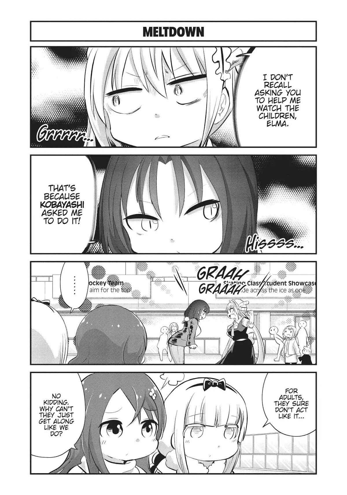 Kobayashi-san Chi no Maid Dragon: Kanna no Nichijou Chapter 53 page 2 - Chapter 53: Time for Skating