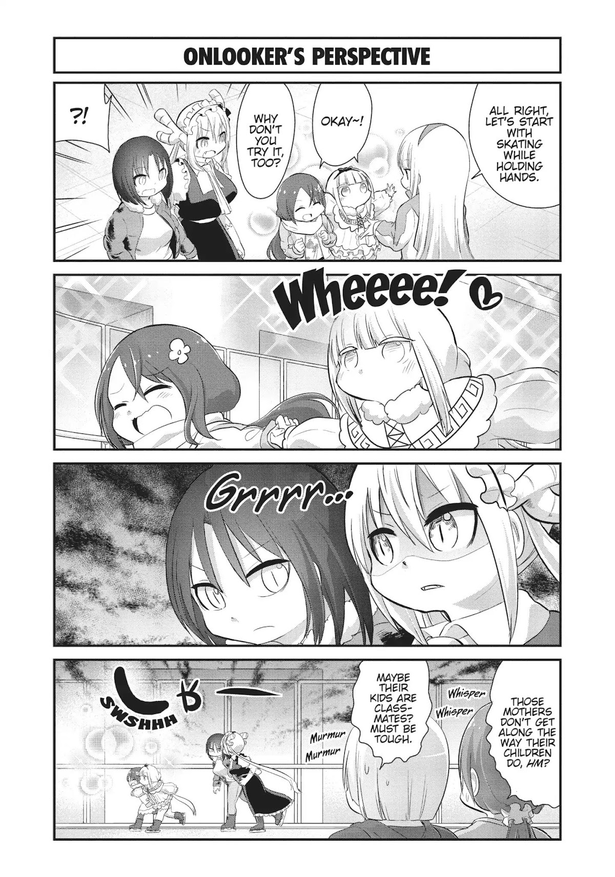Kobayashi-san Chi no Maid Dragon: Kanna no Nichijou Chapter 53 page 6 - Chapter 53: Time for Skating