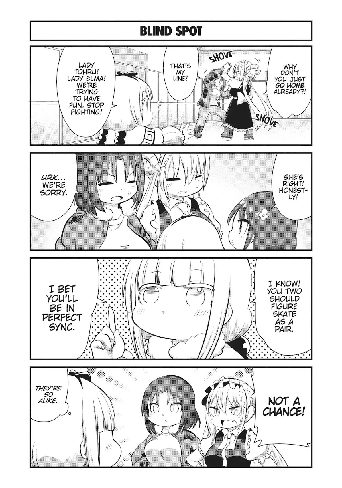 Kobayashi-san Chi no Maid Dragon: Kanna no Nichijou Chapter 53 page 7 - Chapter 53: Time for Skating