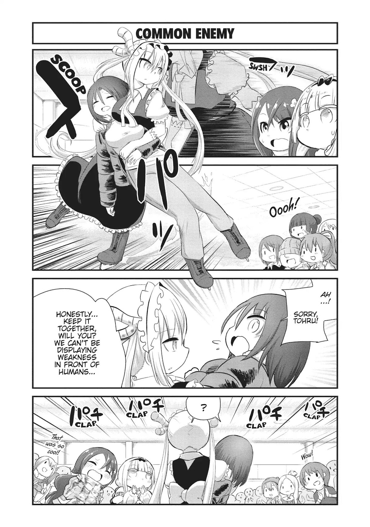 Kobayashi-san Chi no Maid Dragon: Kanna no Nichijou Chapter 53 page 9 - Chapter 53: Time for Skating