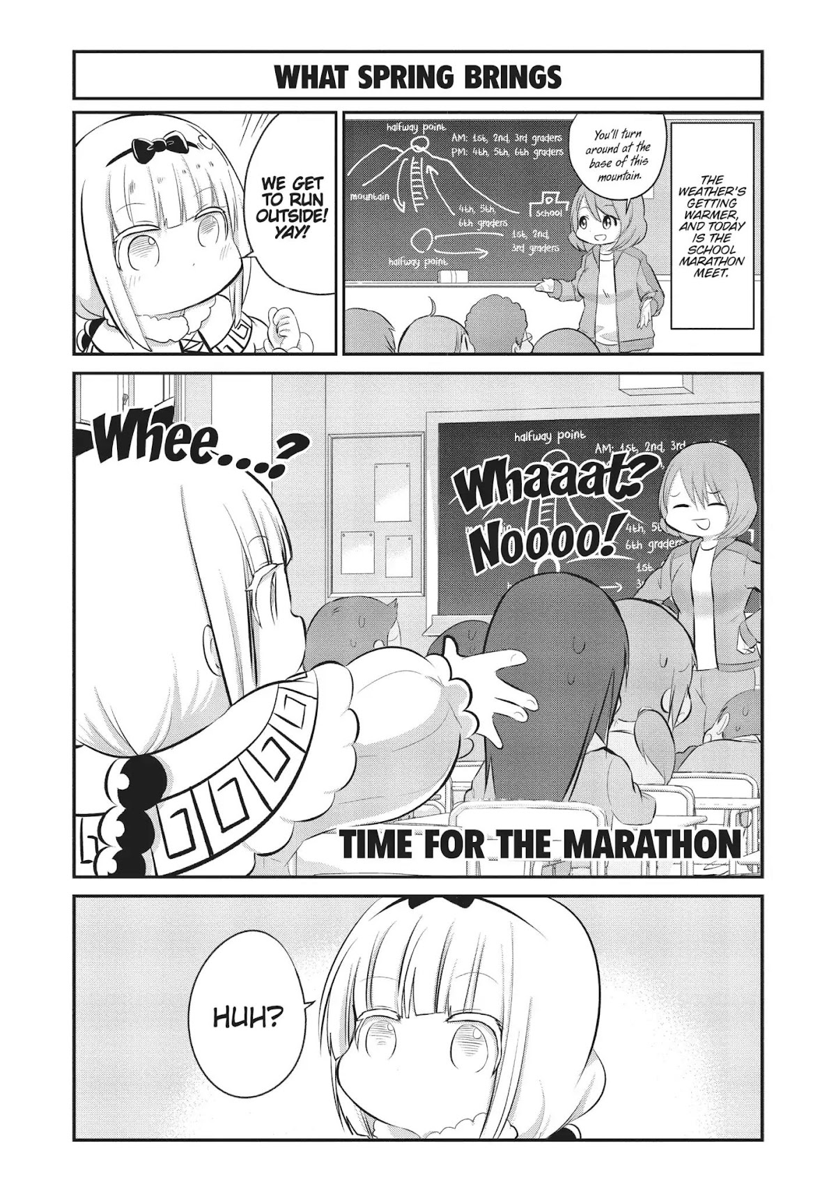 Kobayashi-san Chi no Maid Dragon: Kanna no Nichijou Chapter 54 page 1 - Chapter 54: Time for the Marathon