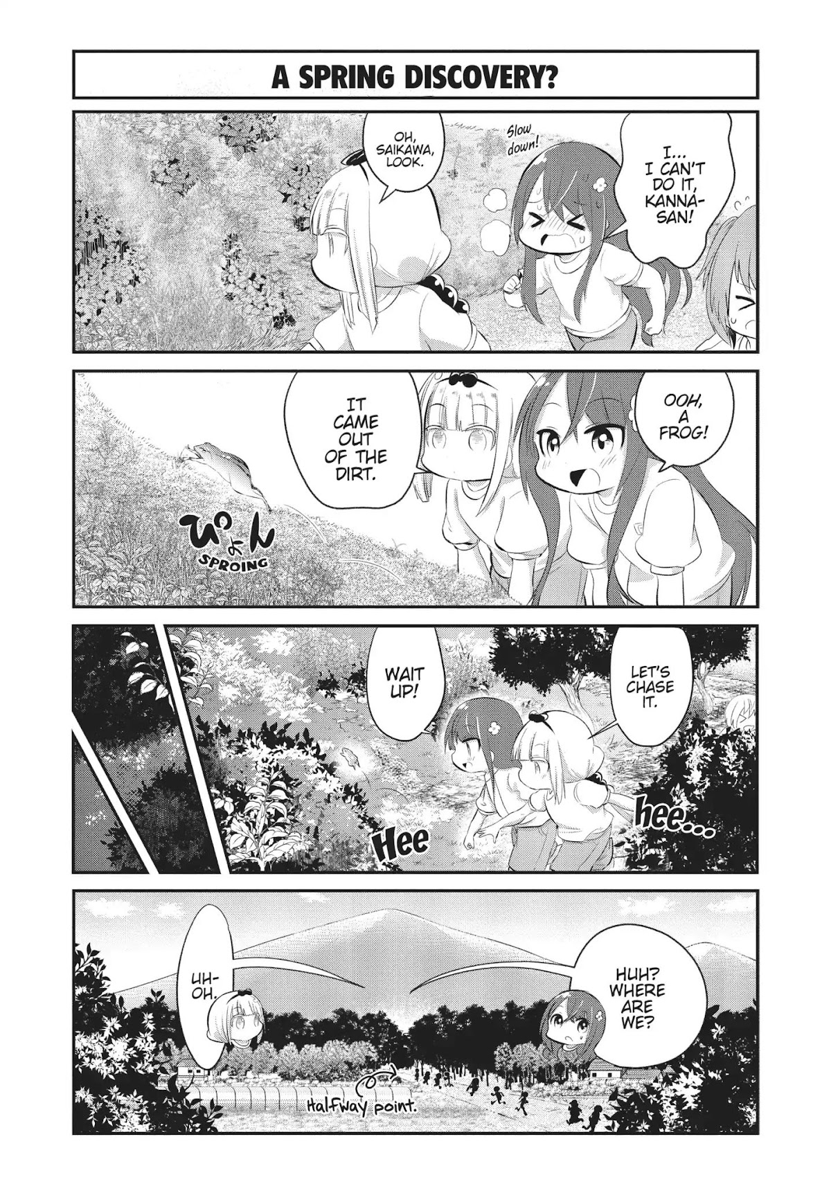 Kobayashi-san Chi no Maid Dragon: Kanna no Nichijou Chapter 54 page 3 - Chapter 54: Time for the Marathon