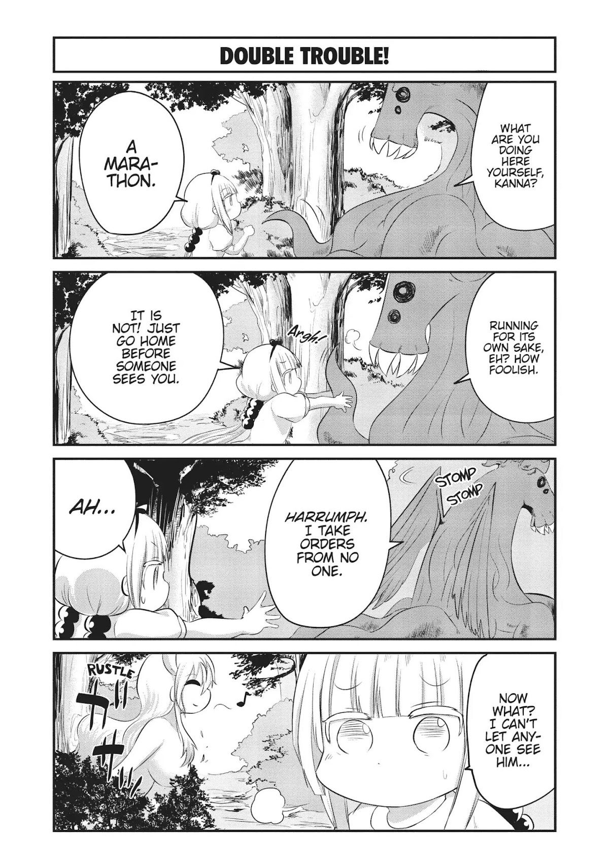 Kobayashi-san Chi no Maid Dragon: Kanna no Nichijou Chapter 54 page 7 - Chapter 54: Time for the Marathon