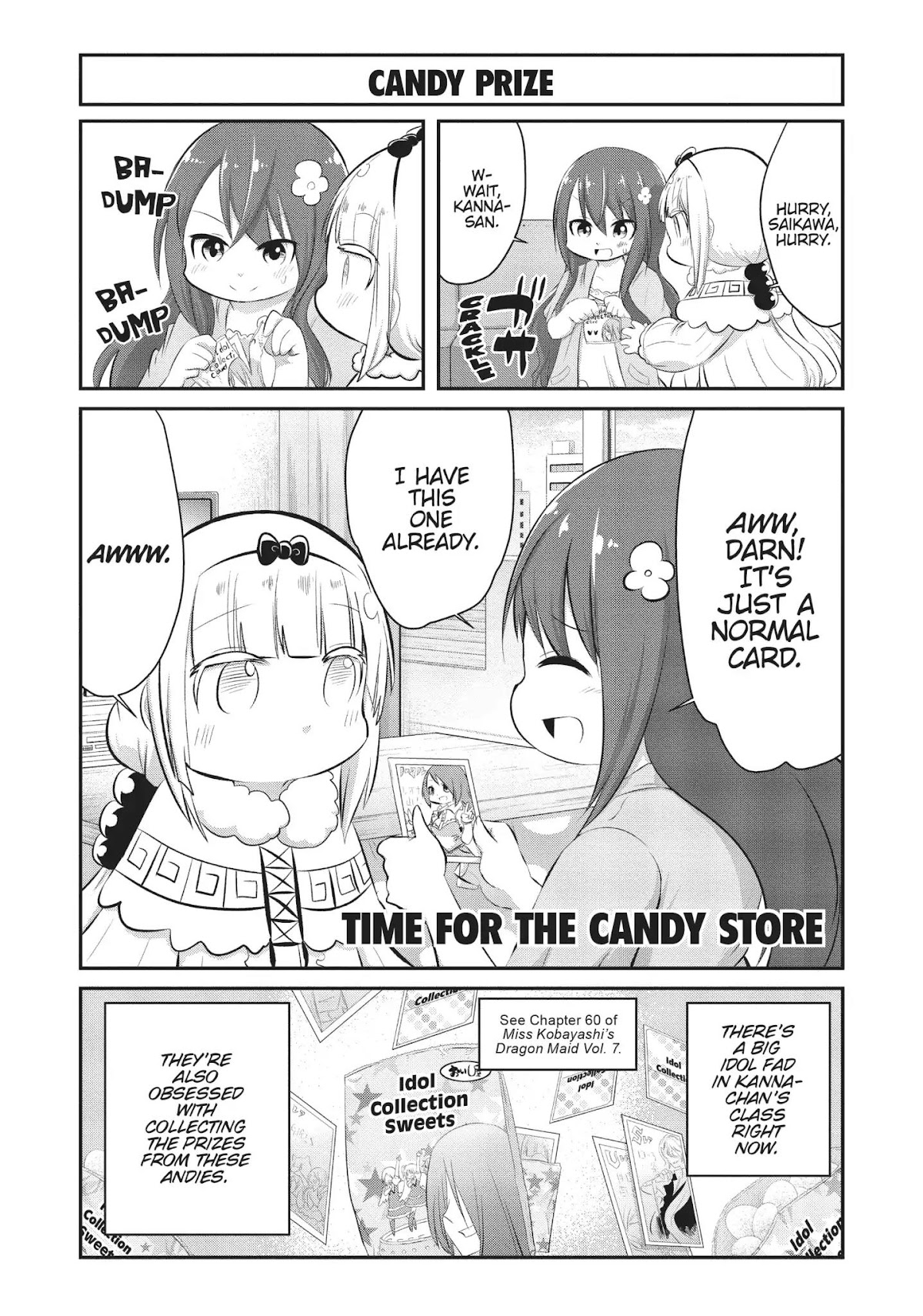 Kobayashi-san Chi no Maid Dragon: Kanna no Nichijou Chapter 55 page 1 - Chapter 55: Time for the Candy Store