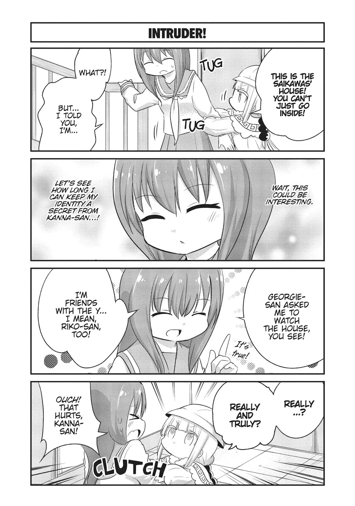 Kobayashi-san Chi no Maid Dragon: Kanna no Nichijou Chapter 57 page 3 - Chapter 57: Time For Kanna And Georgie