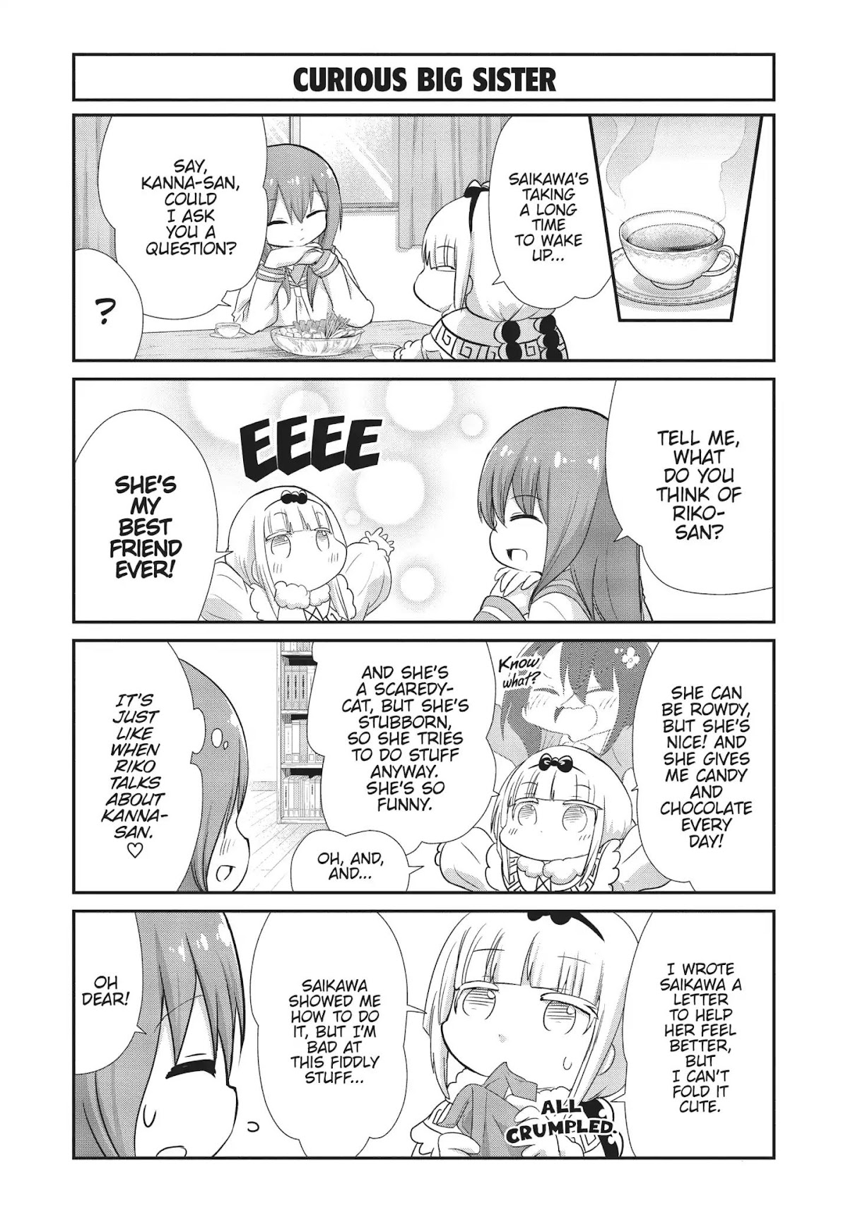 Kobayashi-san Chi no Maid Dragon: Kanna no Nichijou Chapter 57 page 6 - Chapter 57: Time For Kanna And Georgie