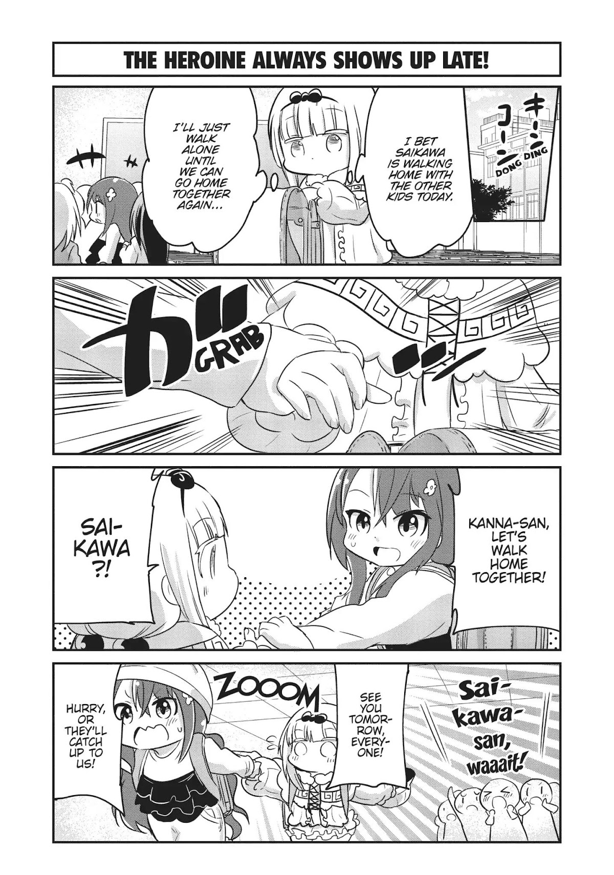 Kobayashi-san Chi no Maid Dragon: Kanna no Nichijou Chapter 58 page 10 - Chapter 58: Time For Saikawa The Spellbinding