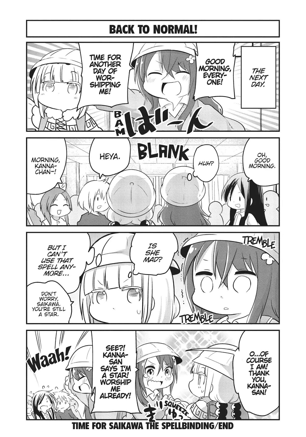 Kobayashi-san Chi no Maid Dragon: Kanna no Nichijou Chapter 58 page 12 - Chapter 58: Time For Saikawa The Spellbinding