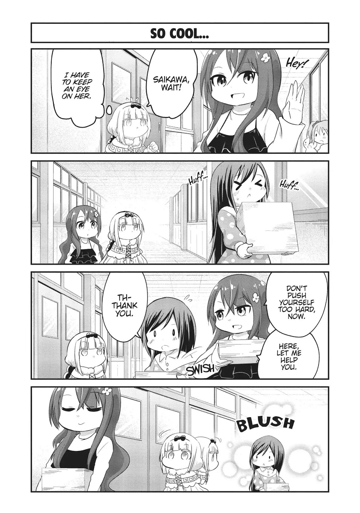 Kobayashi-san Chi no Maid Dragon: Kanna no Nichijou Chapter 58 page 6 - Chapter 58: Time For Saikawa The Spellbinding