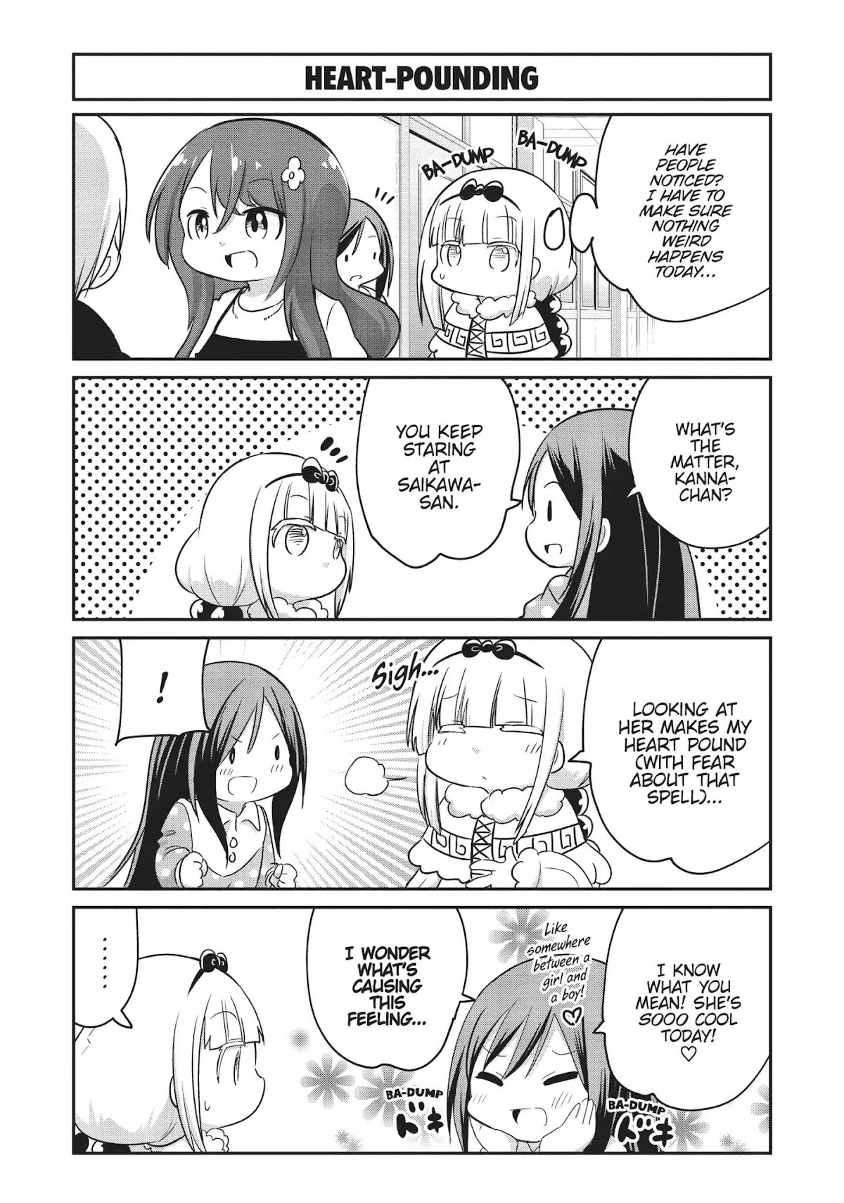 Kobayashi-san Chi no Maid Dragon: Kanna no Nichijou Chapter 58 page 7 - Chapter 58: Time For Saikawa The Spellbinding