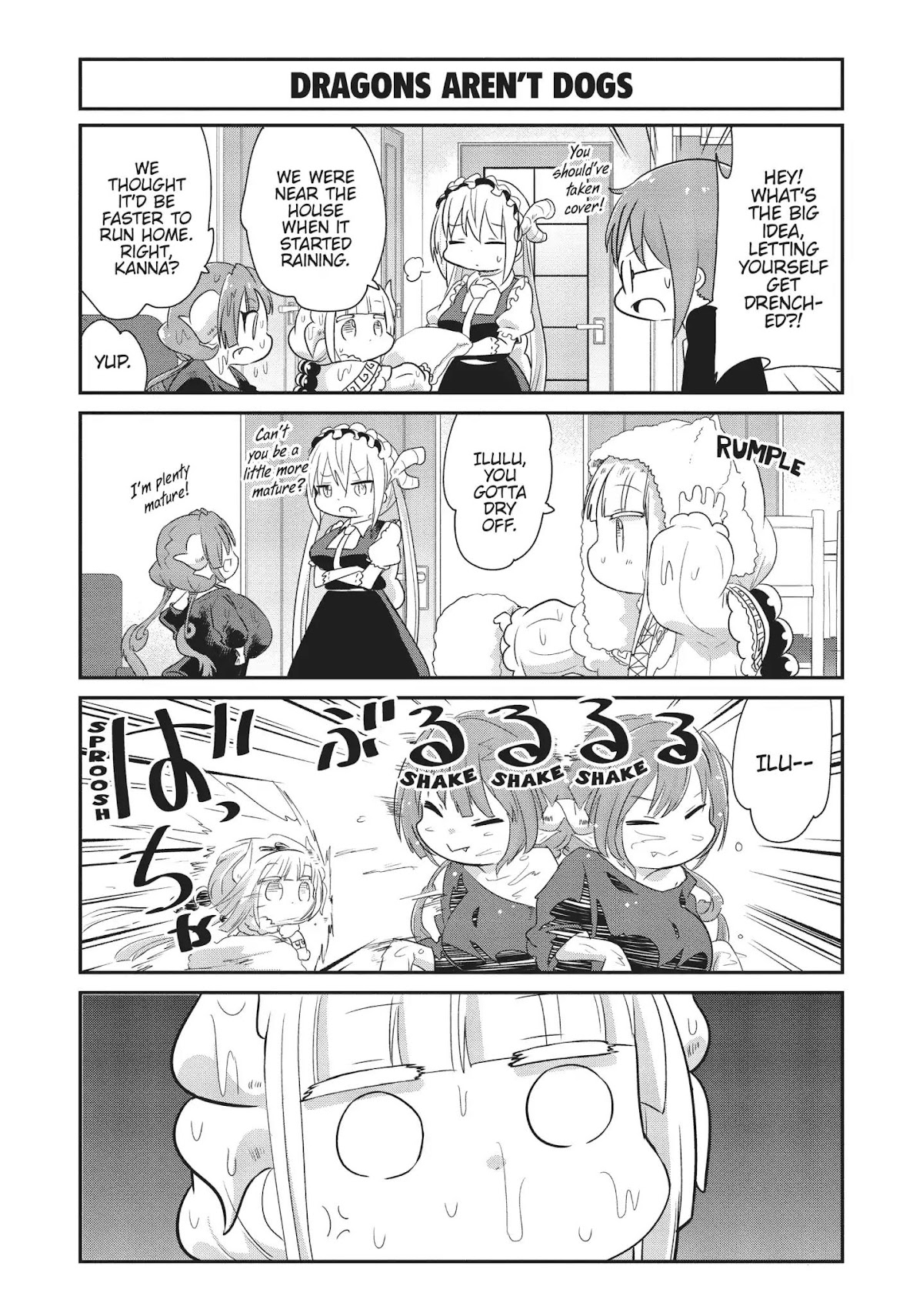 Kobayashi-san Chi no Maid Dragon: Kanna no Nichijou Chapter 59 page 2 - Chapter 59: Time For Rain