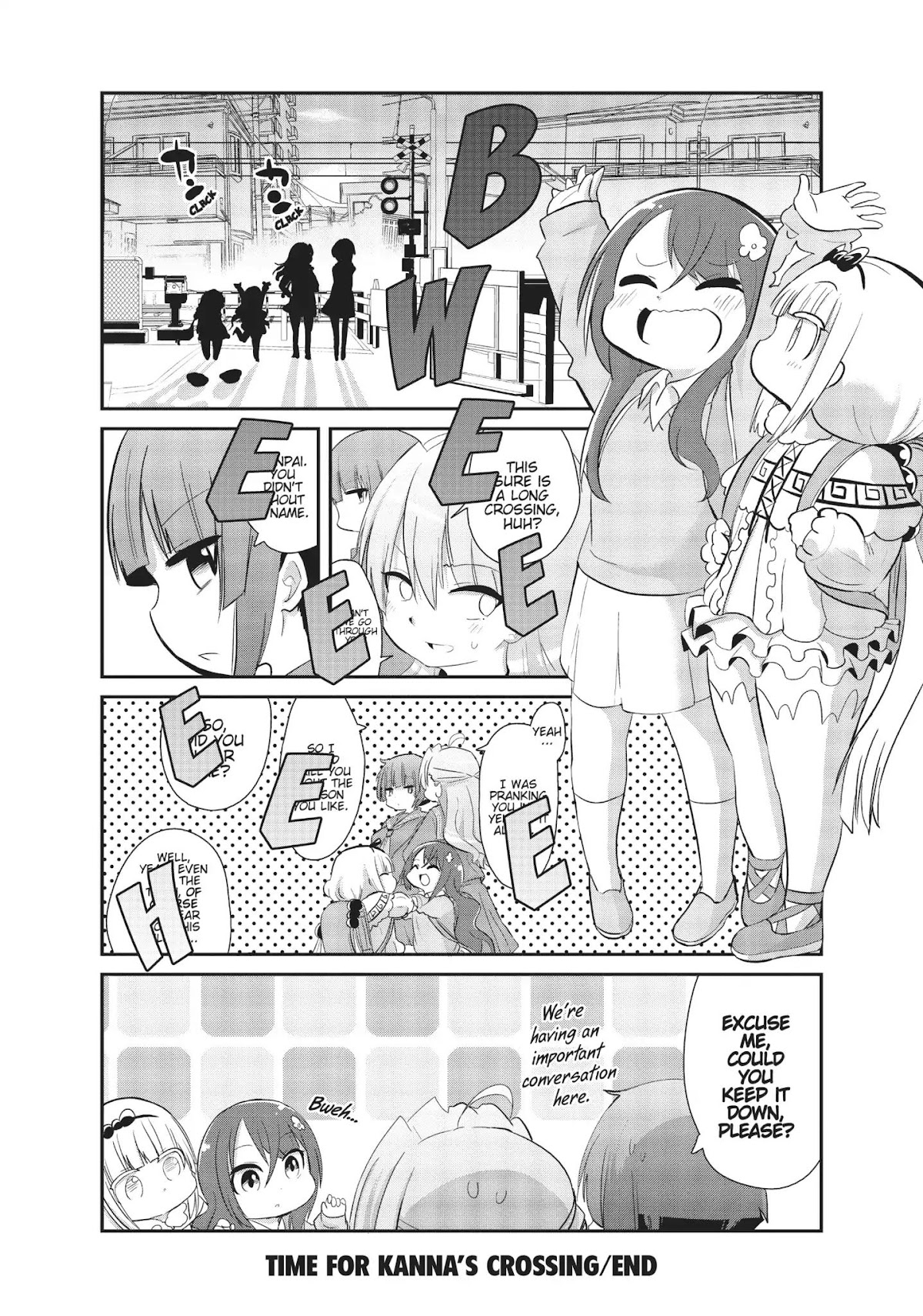 Kobayashi-san Chi no Maid Dragon: Kanna no Nichijou Chapter 60.5 page 3 - Chapter 60.5: Time For Kanna's Crossing (Crossing Time Crossover)