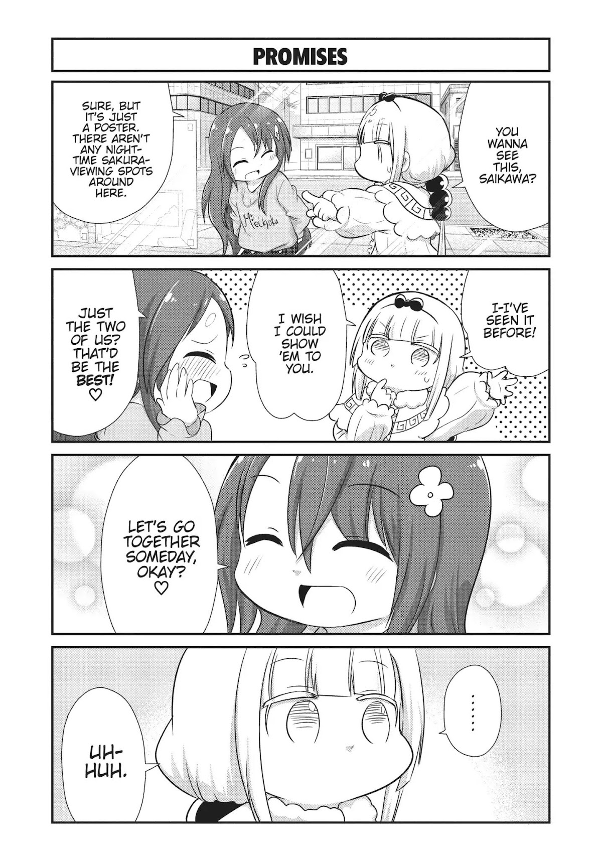 Kobayashi-san Chi no Maid Dragon: Kanna no Nichijou Chapter 60 page 4 - Chapter 60: Time For Night Blossoms