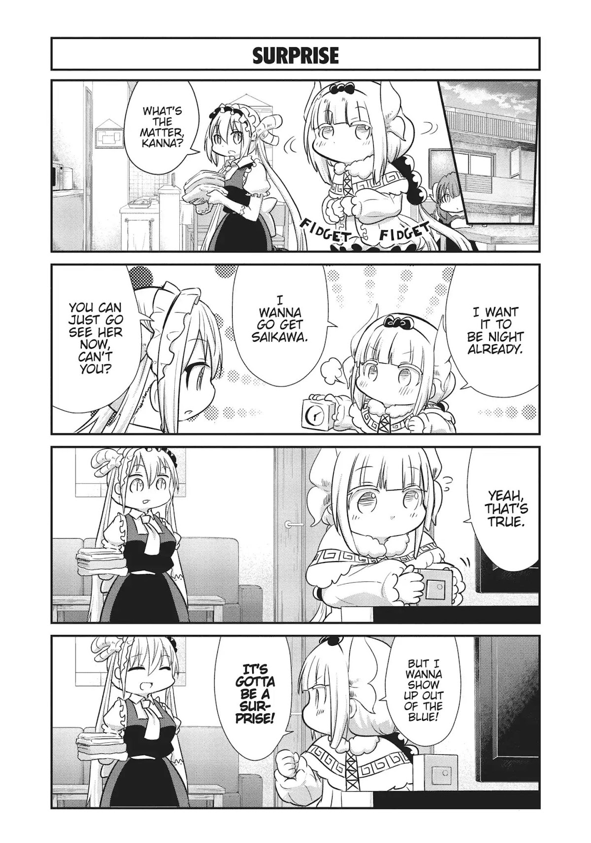 Kobayashi-san Chi no Maid Dragon: Kanna no Nichijou Chapter 60 page 7 - Chapter 60: Time For Night Blossoms