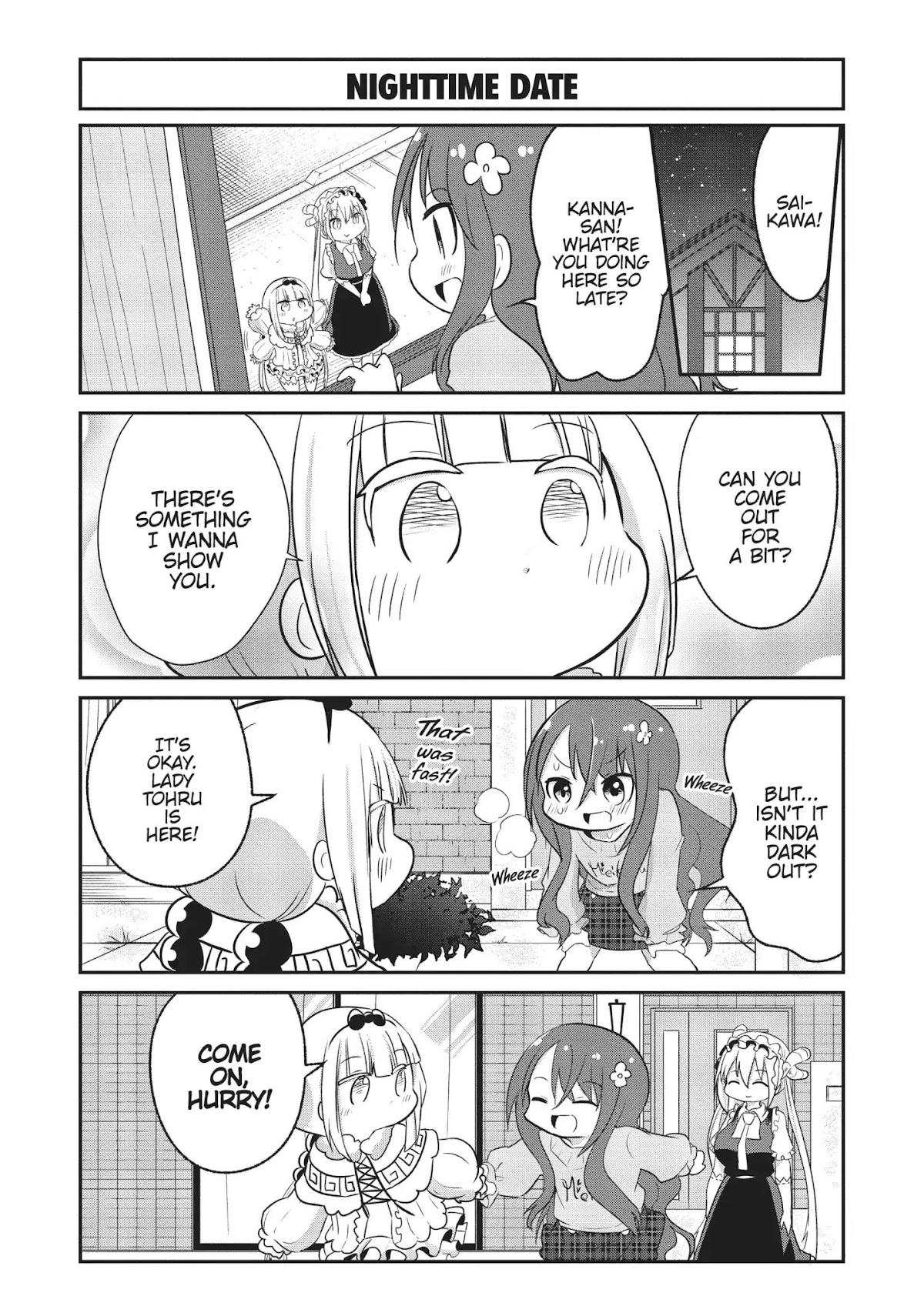 Kobayashi-san Chi no Maid Dragon: Kanna no Nichijou Chapter 60 page 8 - Chapter 60: Time For Night Blossoms