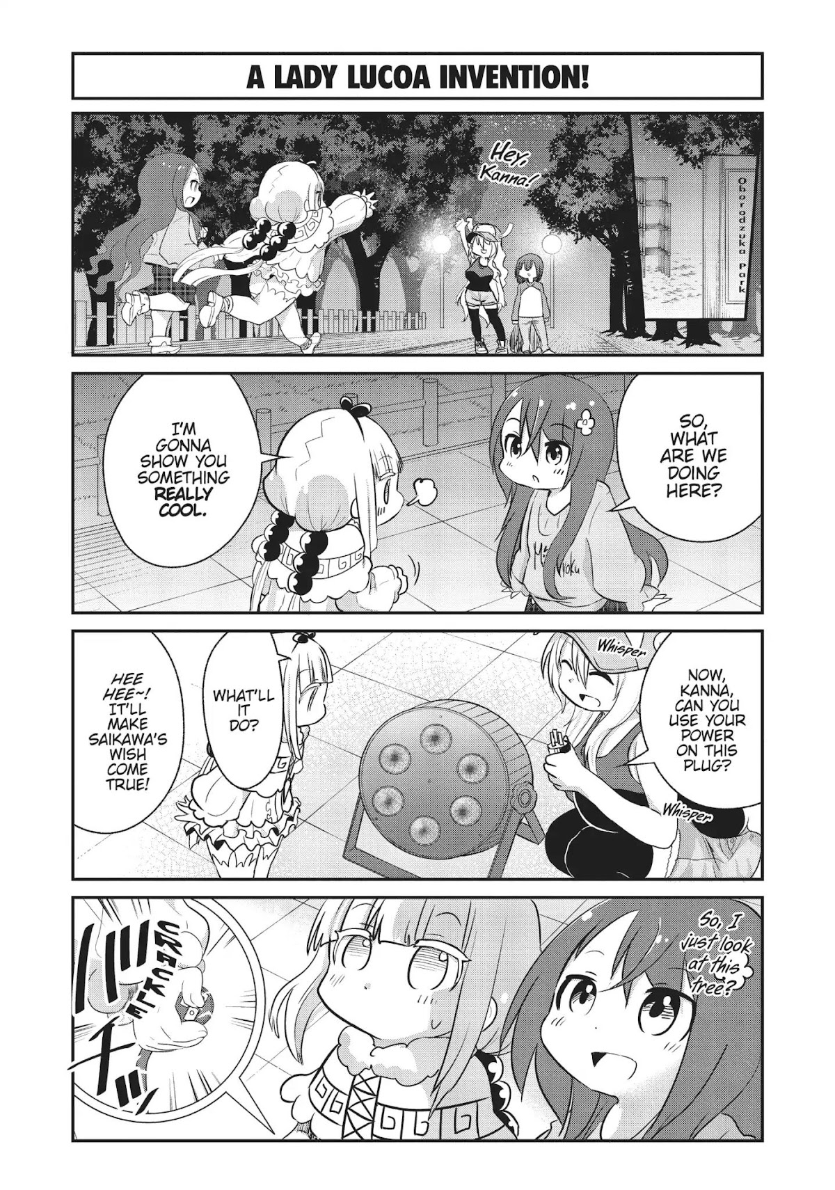 Kobayashi-san Chi no Maid Dragon: Kanna no Nichijou Chapter 60 page 9 - Chapter 60: Time For Night Blossoms