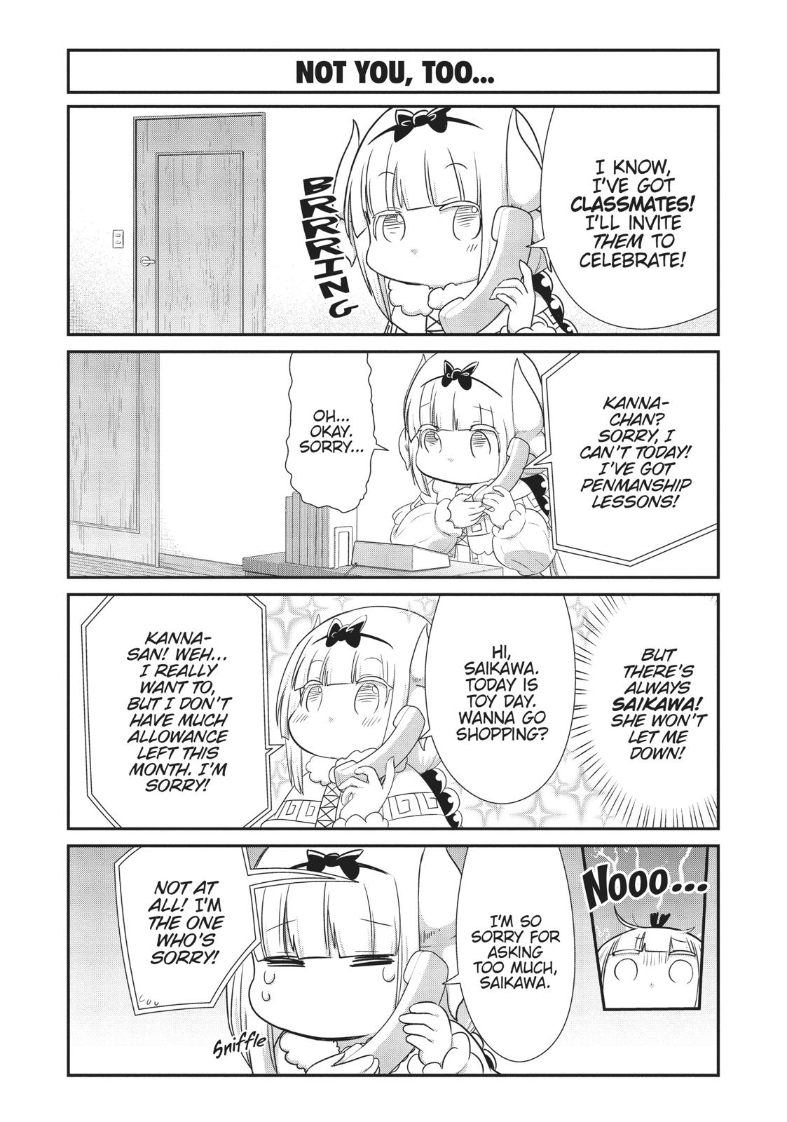 Kobayashi-san Chi no Maid Dragon: Kanna no Nichijou Chapter 62 page 9 - Chapter 62