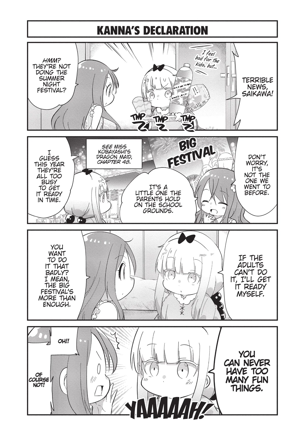 Kobayashi-san Chi no Maid Dragon: Kanna no Nichijou Chapter 88 page 6 - Chapter 88
