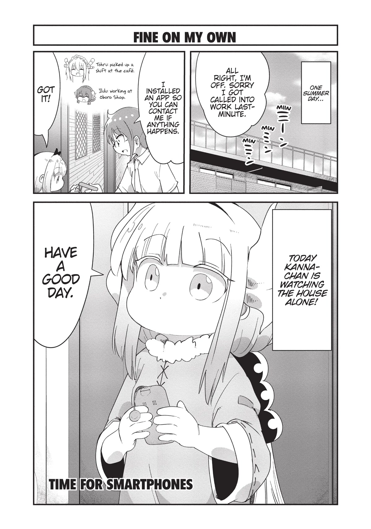 Kobayashi-san Chi no Maid Dragon: Kanna no Nichijou Chapter 89 page 1 - Chapter 89