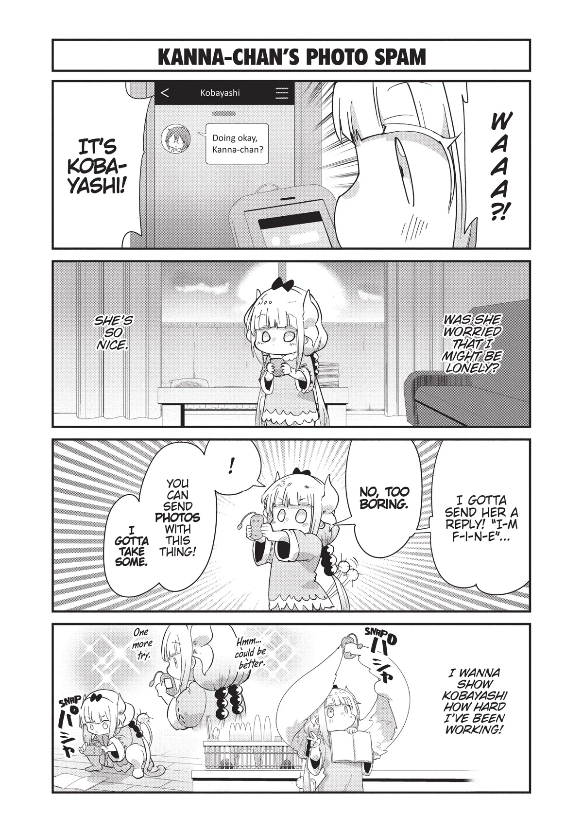 Kobayashi-san Chi no Maid Dragon: Kanna no Nichijou Chapter 89 page 4 - Chapter 89
