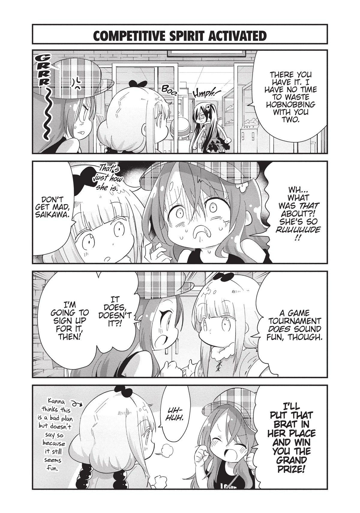Kobayashi-san Chi no Maid Dragon: Kanna no Nichijou Chapter 90 page 4 - Chapter 90