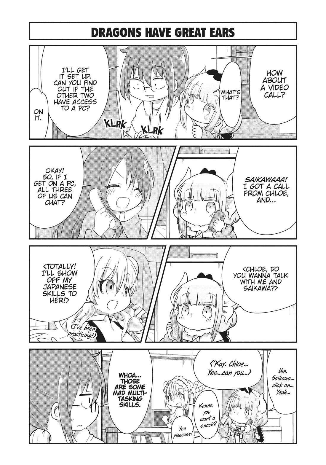Kobayashi-san Chi no Maid Dragon: Kanna no Nichijou Chapter 99 page 4 - Chapter 99