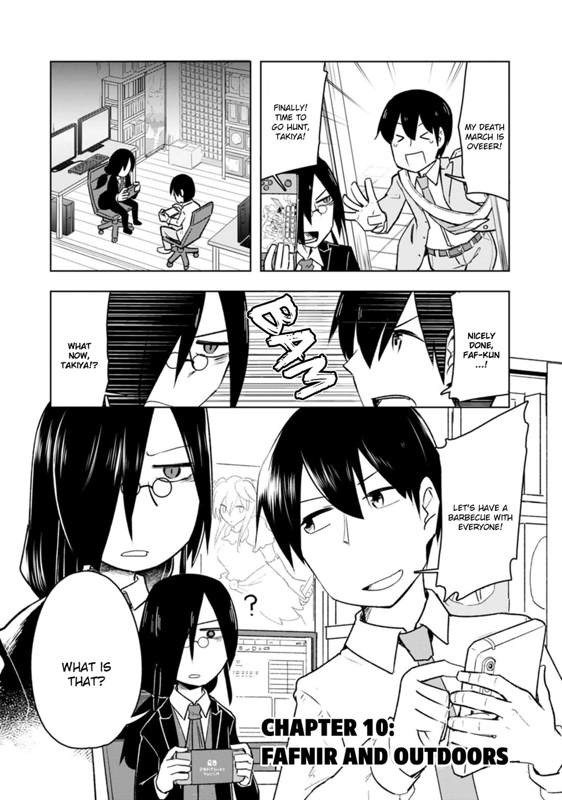 Kobayashi-san Chi no Maid Dragon: Okomorigurashi no Fafnir Chapter 10 page 1 - Chapter 10: Fafnir and Outdoors
