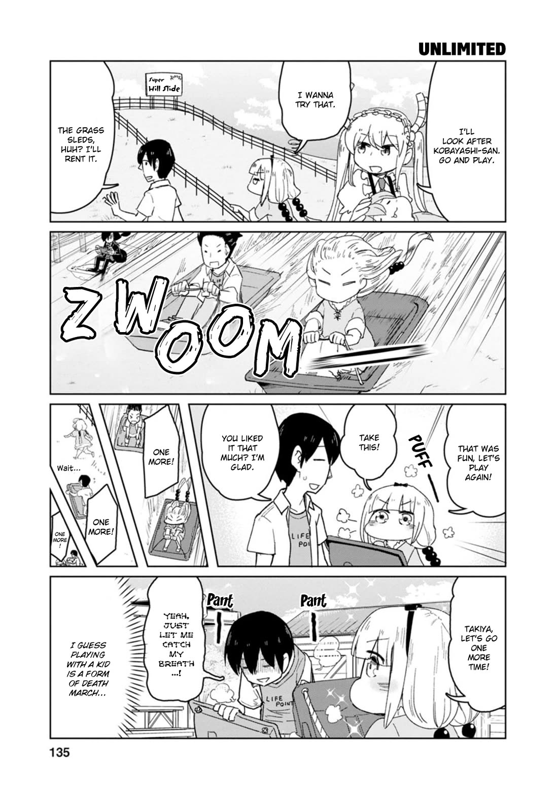 Kobayashi-san Chi no Maid Dragon: Okomorigurashi no Fafnir Chapter 10 page 5 - Chapter 10: Fafnir and Outdoors