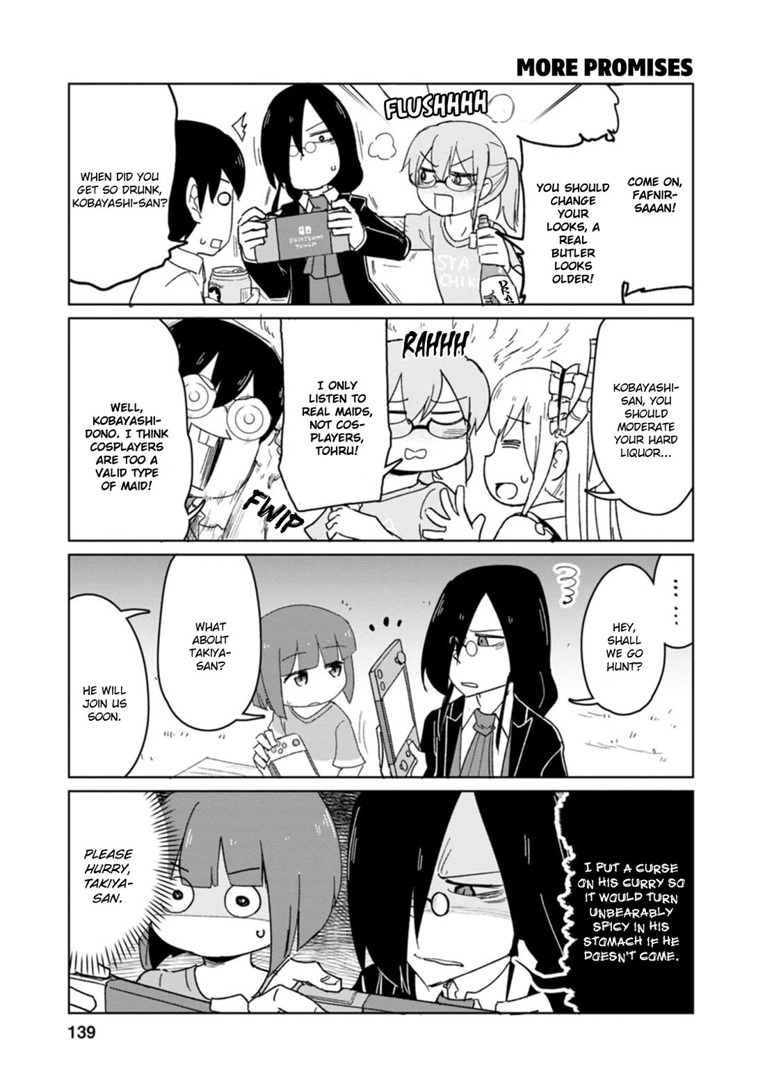 Kobayashi-san Chi no Maid Dragon: Okomorigurashi no Fafnir Chapter 10 page 9 - Chapter 10: Fafnir and Outdoors