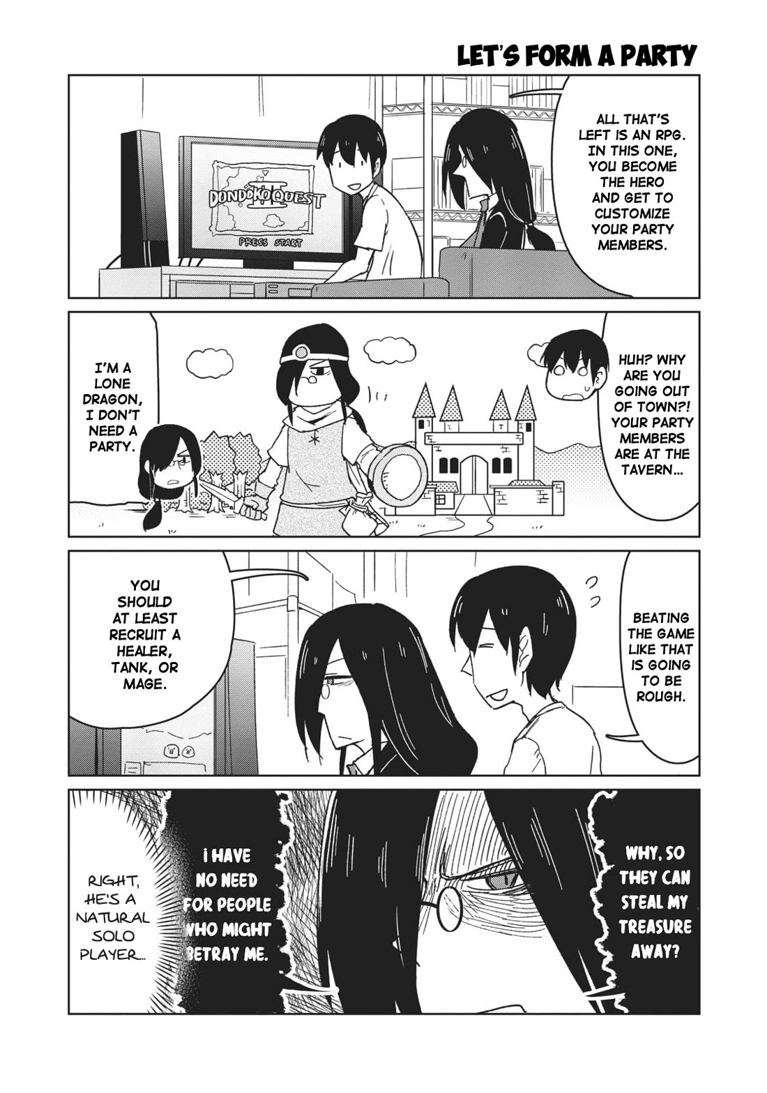 Kobayashi-san Chi no Maid Dragon: Okomorigurashi no Fafnir Chapter 11 page 8 - Chapter 11: Fafnir and All-day Retro Gaming