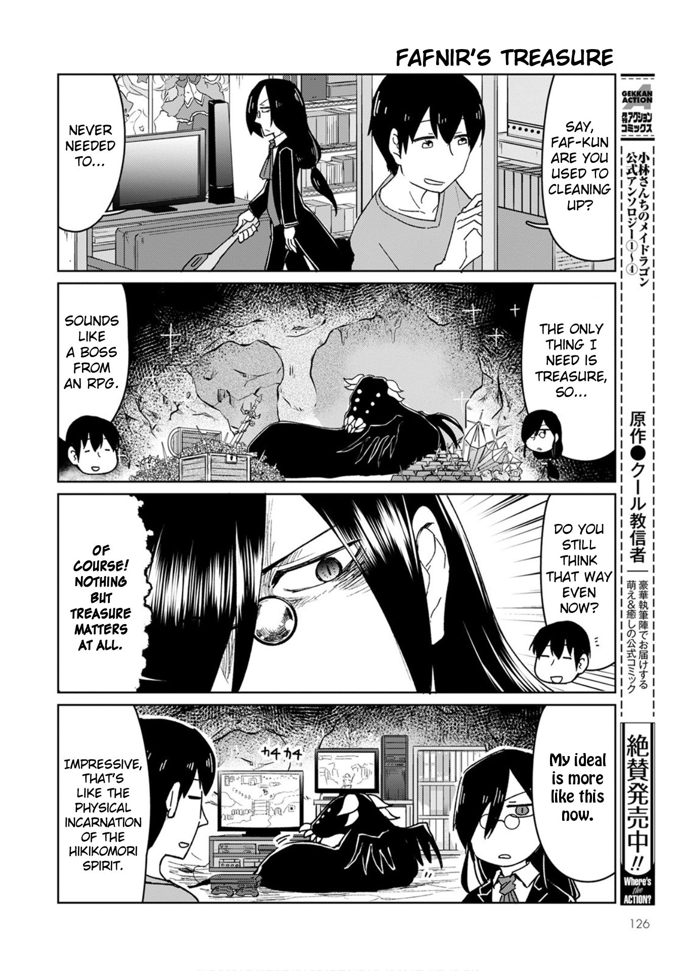 Kobayashi-san Chi no Maid Dragon: Okomorigurashi no Fafnir Chapter 2 page 6 - Chapter 2: Fafnir and Cleaning