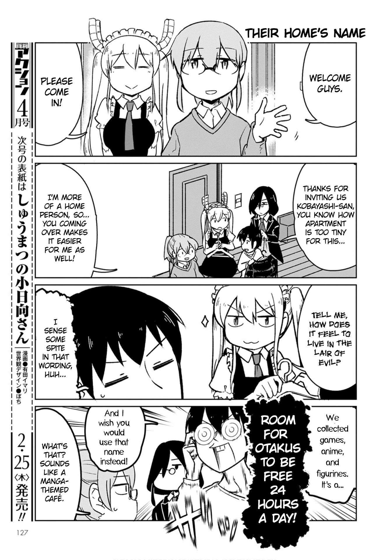 Kobayashi-san Chi no Maid Dragon: Okomorigurashi no Fafnir Chapter 3 page 3 - Chapter 3: Fafnir and Celebration