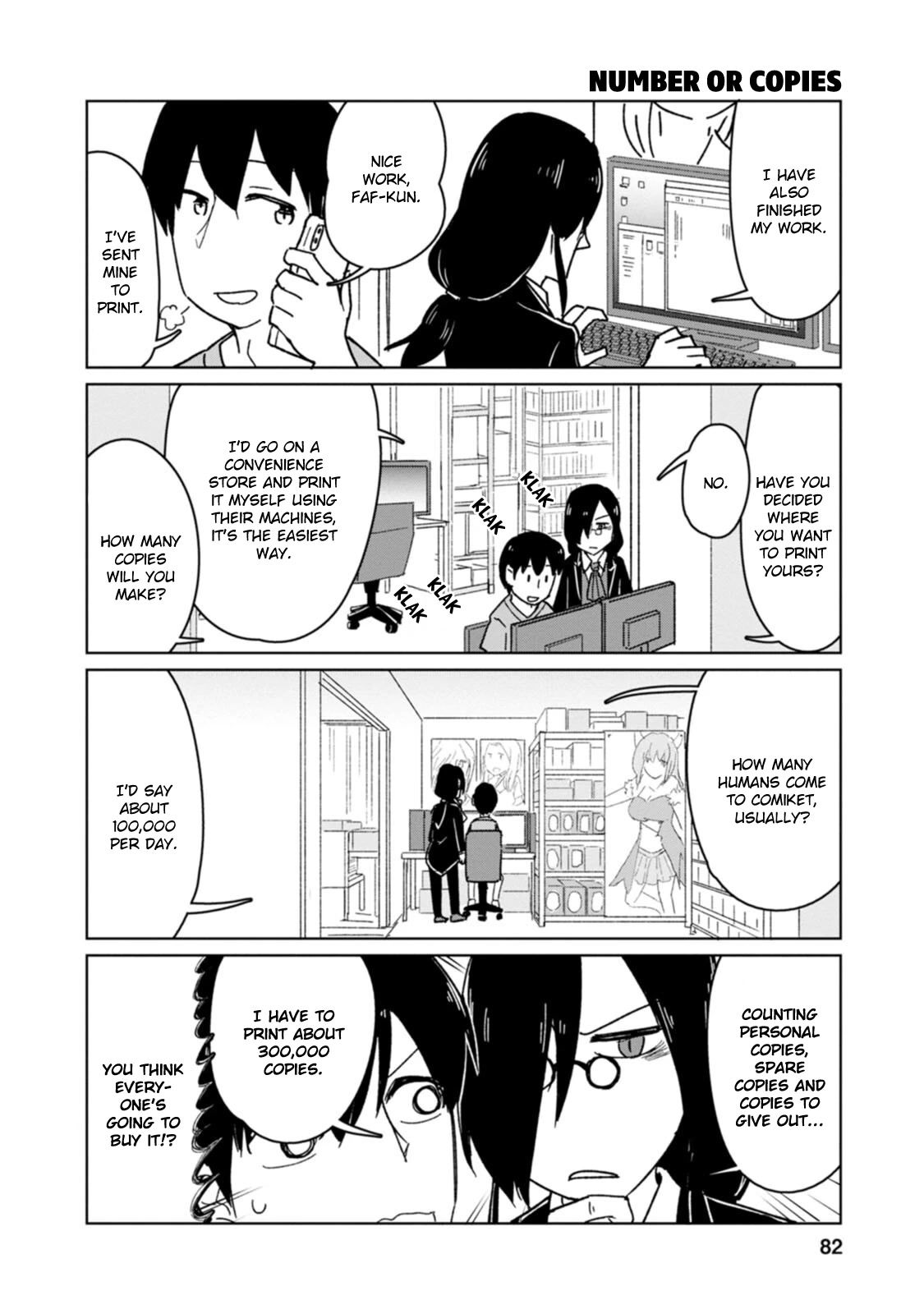 Kobayashi-san Chi no Maid Dragon: Okomorigurashi no Fafnir Chapter 6 page 8 - Chapter 6: Fafnir and Comiket (Prep Arc)