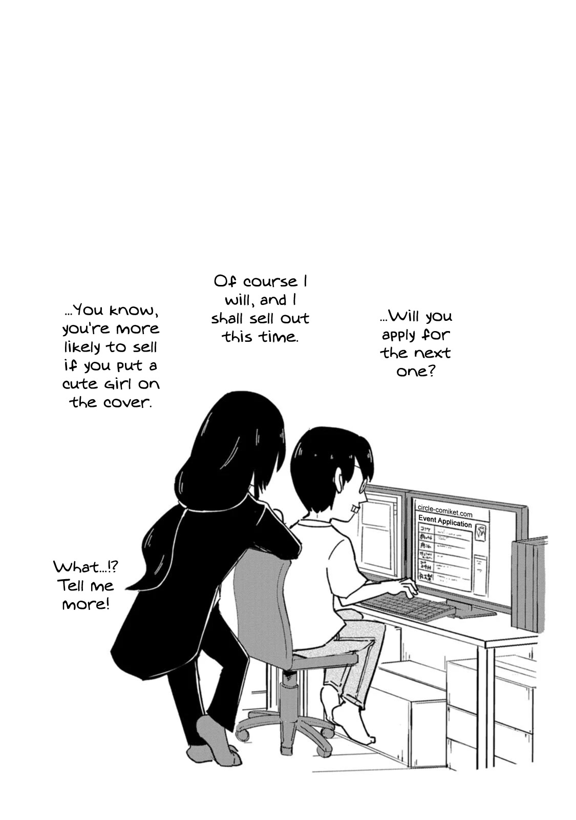 Kobayashi-san Chi no Maid Dragon: Okomorigurashi no Fafnir Chapter 7 page 13 - Chapter 7: Fafnir and Comiket (Event Arc)