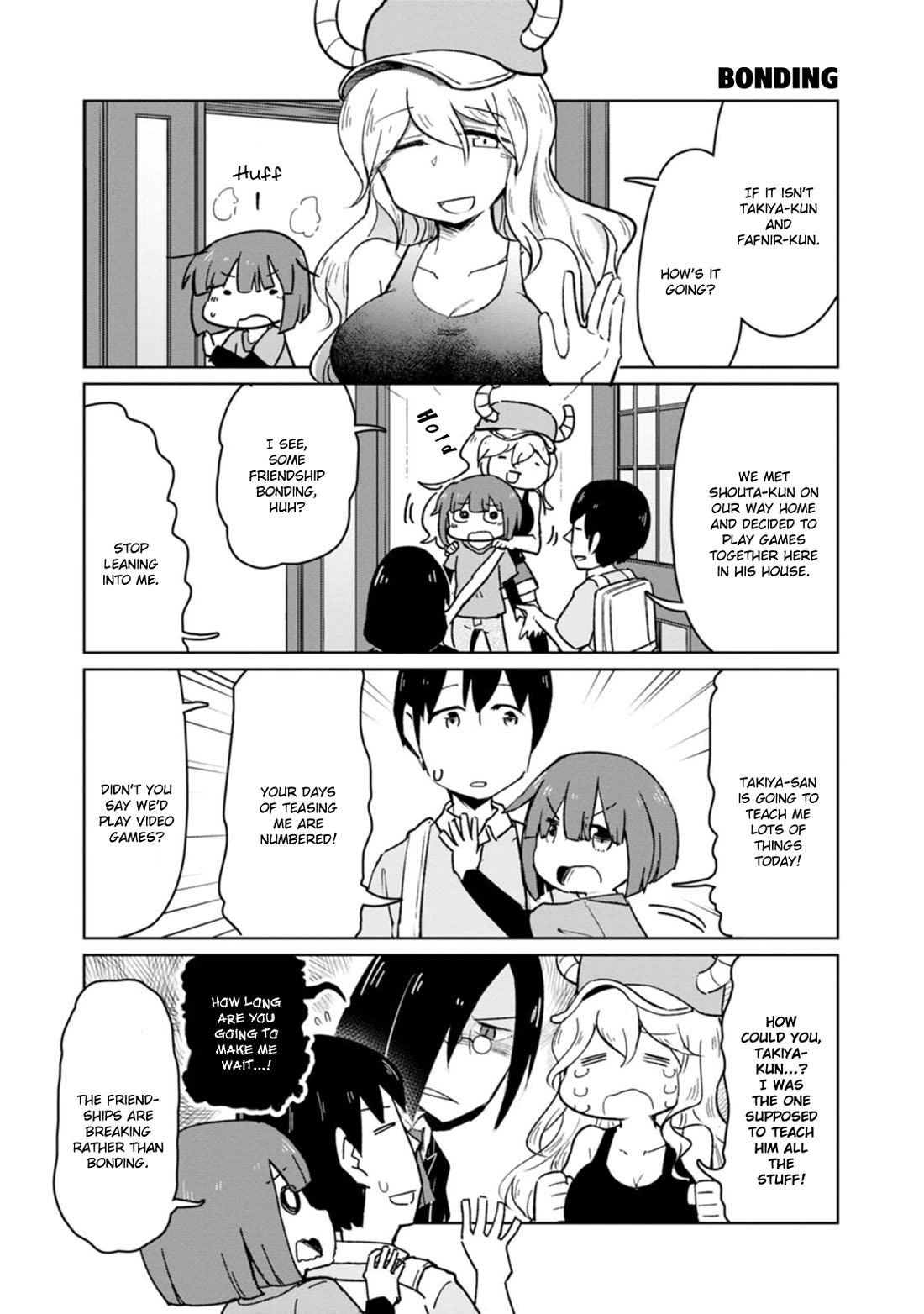 Kobayashi-san Chi no Maid Dragon: Okomorigurashi no Fafnir Chapter 9 page 3 - Chapter 9: Fafnir and Competition Games