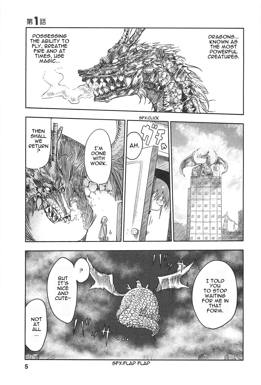 Kobayashi-san Chi no Maid Dragon Chapter 1 page 3 - Chapter 1 : Tooru and Kobayashi-san